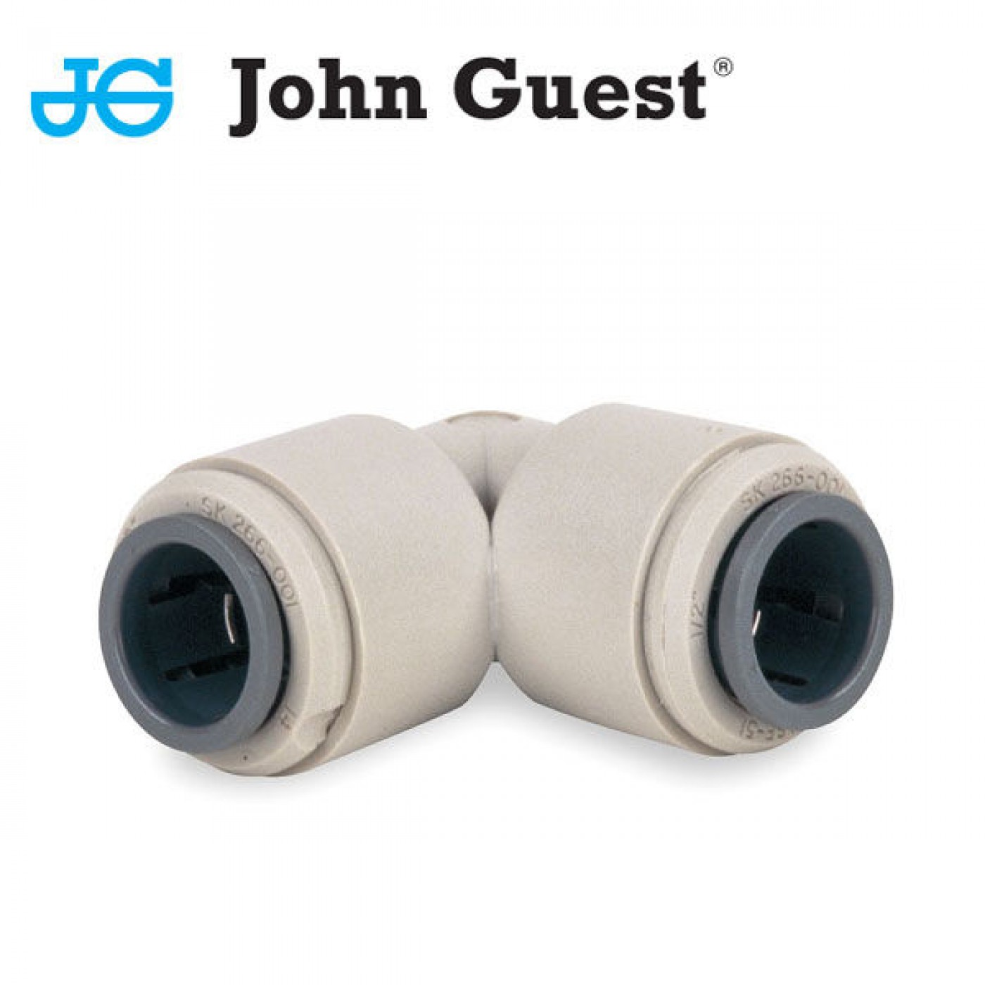 JOHN GUEST, Straight, 5/16 in OD 3/8 in Pipe Size, Push-Fit JOHN GUEST, Straight, 5/16 in OD 3/8 in Pipe Size, Push-Fit